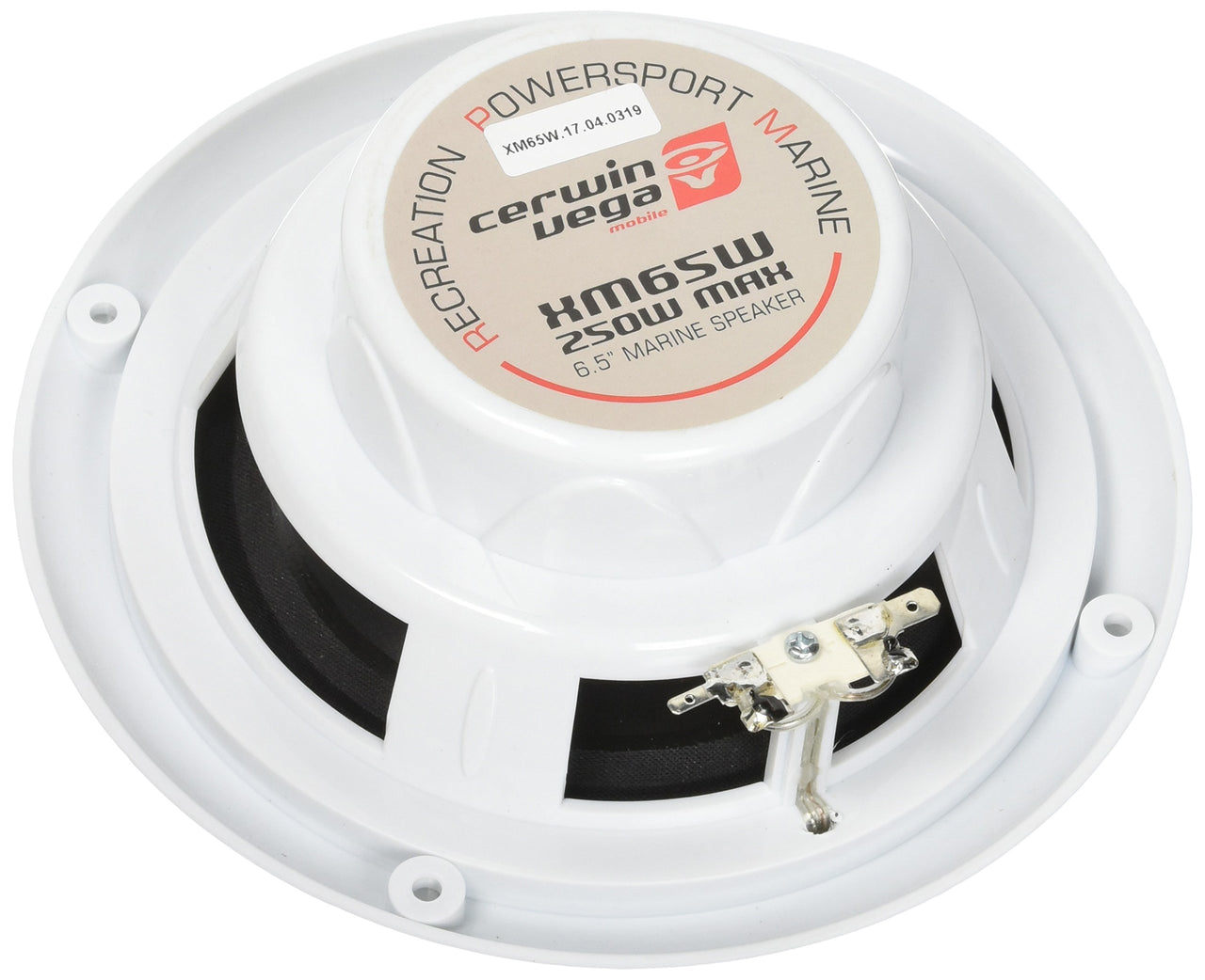 2 Cerwin Vega XM65W RPM XED 6.5" 2-Way Marine Grade Coaxial Speakers White