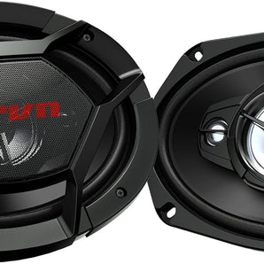 JVC CS-DR6940 550W 6x9 4-Way Coaxial Speakers + 6x9" Box