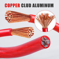 Thumbnail for 2 MK Audio PC8250RD 8GA 250' Red Power Ground Wire Car Audio Amplifier Marine Cable