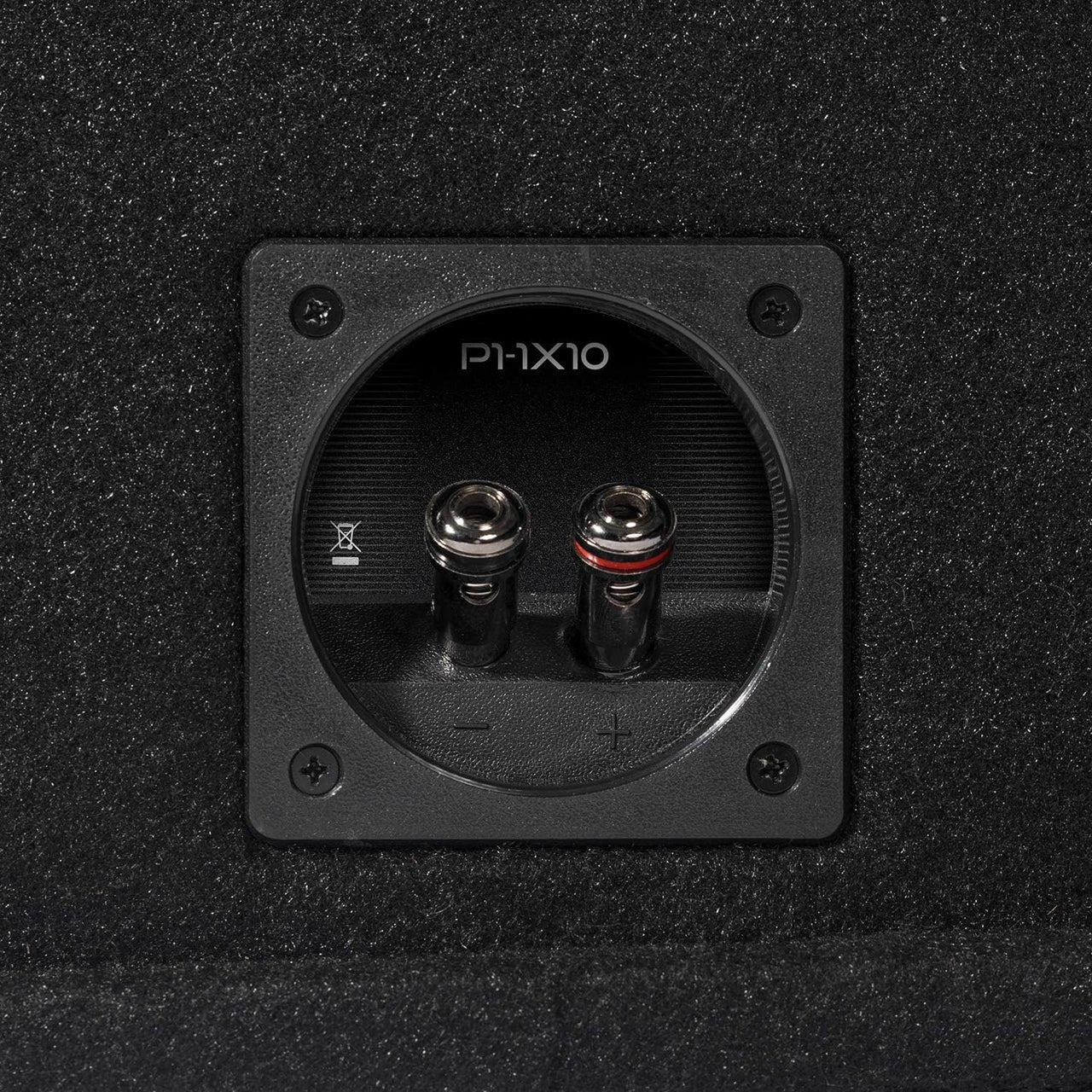 Rockford Fosgate Punch P1-1X10 Single P1 10" Loaded Subwoofer Enclosure Ported