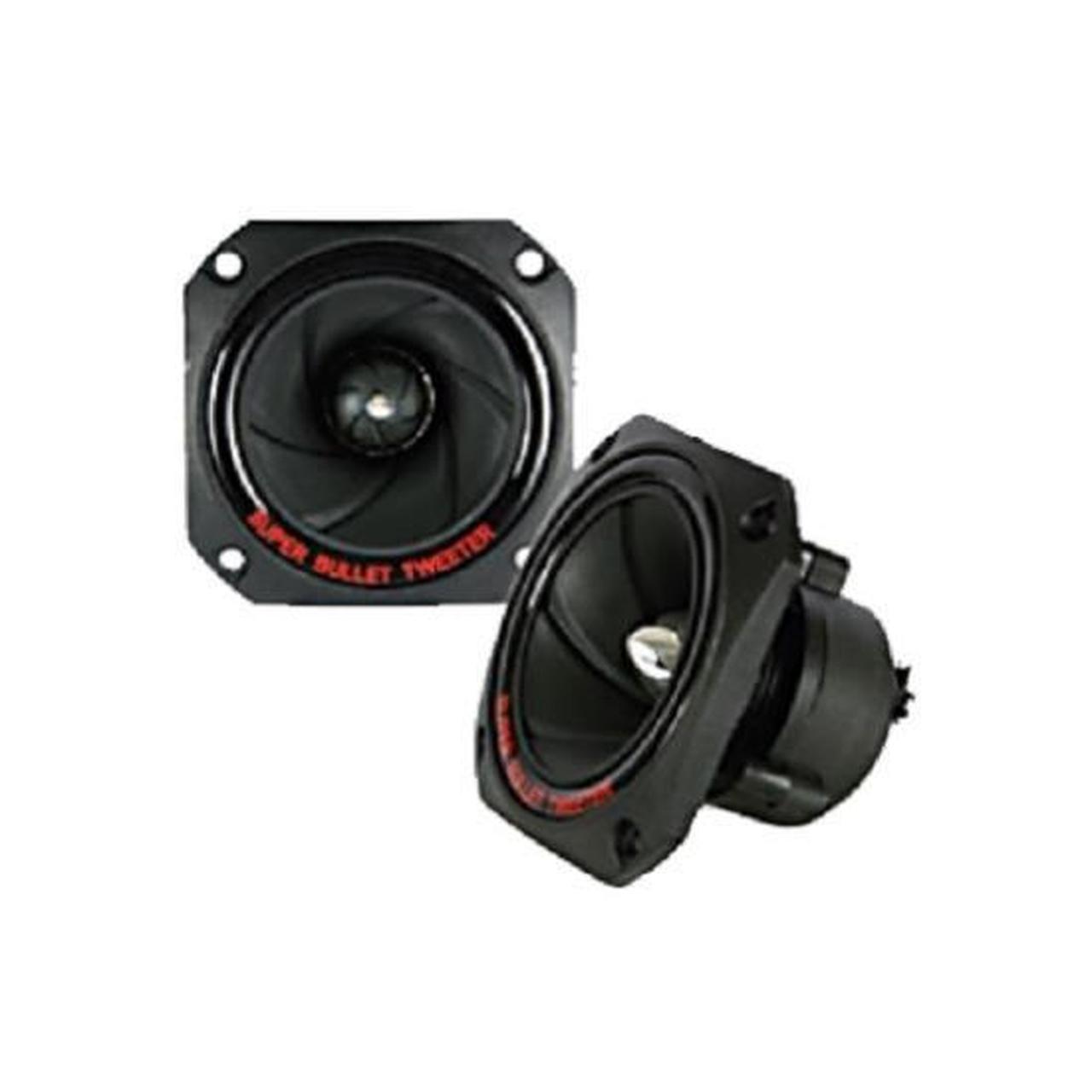 2 Mr. Dj COMPRESSOR TWEETER TWS400 - 400 Watts, Black