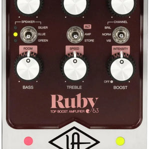 Universal Audio UA-RUBY-U Ruby '63 Top Boost Amplifier Pedal