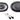 Kenwood KFC-6966S Rear Factory Speaker Replacement Kit Fit 1998-11 Ford Crown Victoria