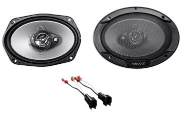 Rear Kenwood Factory Speaker Replacement Kit For 1998-11 Ford Crown Victoria