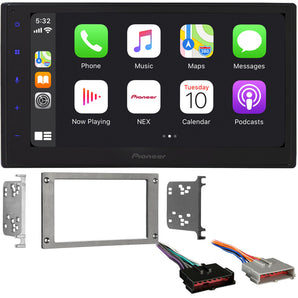 Pioneer DMH-1800NEX 6.8" Double DIN Multimedia Receiver + Kit Fit 87-97 Ford Mustang