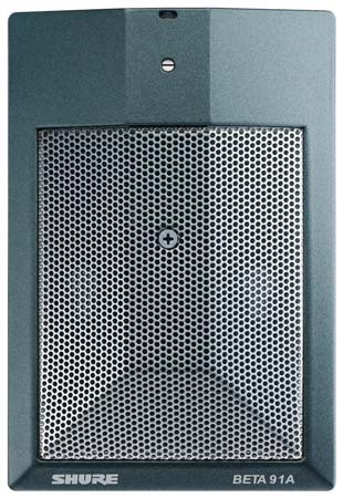 Shure Beta 91A Half Cardioid Boundary Condenser Microphone