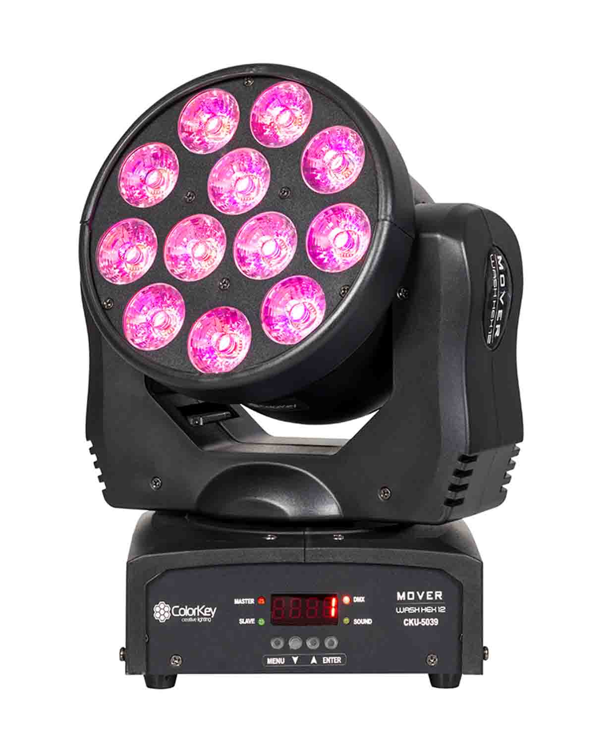 Colorkey CKU-5039 Mover Wash Hex 12, Moving Head Wash Light