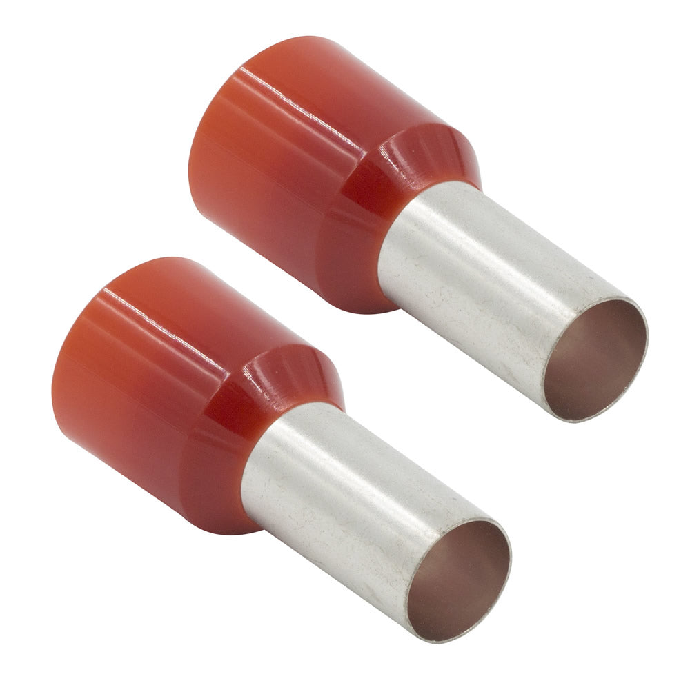 Install Bay FVRD2 Red 2 GA Ferrules - Package of 50