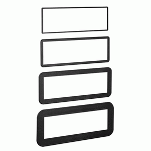 Metra Electronics 89-30-0900 4 Pack Single Din Trim Rings