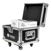 Thumbnail for Colorkey CKU-7703-KIT Cold Spark Machine Bundle 2 Dazzlers with Road Case - White