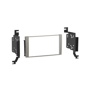 Metra 95-7325S Double DIN Silver Radio Installation Kit - Compatible Fits for  Hyundai Santa Fe 2007-2012