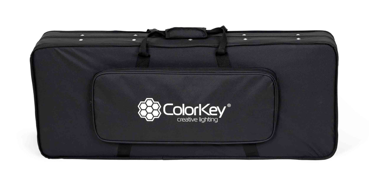 Colorkey CKU-3060, Battery-Powered Lighting Bundle with Stand and Carrying Case