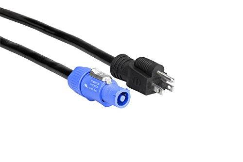 Hosa Pwn-210 NEUTRIK PowerCon to NEMA 5-15P Power Cord, 10 Feet