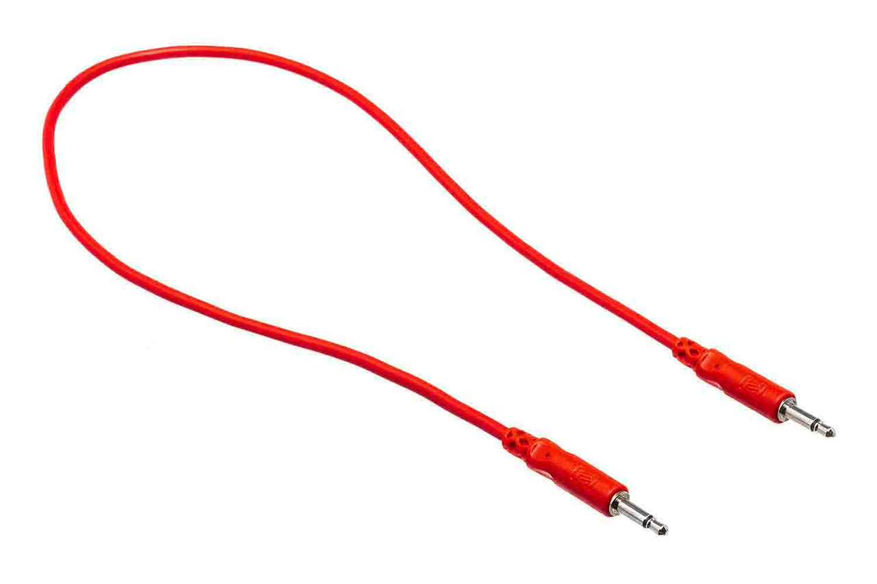 Hosa CMM-815 Unbalanced Patch Cables, 3.5 mm TS to Same - 6 Inch