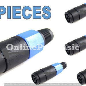 (5 PACK) 4 Pin FEMALE SPEAKON SPEAKER Plug X-1090F ConnectorJack Amplifier Cord