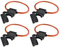 Thumbnail for XP Audio XATC8G-10 10 8 Gauge ATC In-Line Blade Fuse Holder OFC Copper Wire Protection