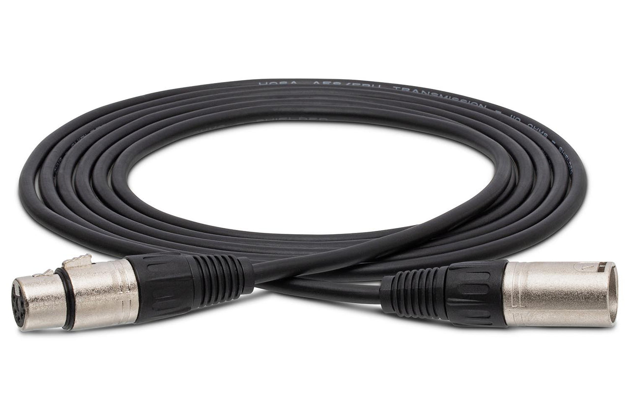 Hosa DMX-510, XLR5M to XLR5F Cable - 10 Feet