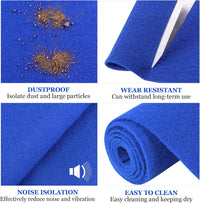 Thumbnail for MR DJ DC150LBL 150' L X 4' W Light Blue Carpet for Speaker Subwoofer Enclosure Boxes
