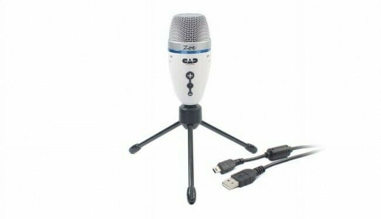 NEW! CAD Audio ZOE - USB Condenser Microphone w/TrakMix Headphone Output