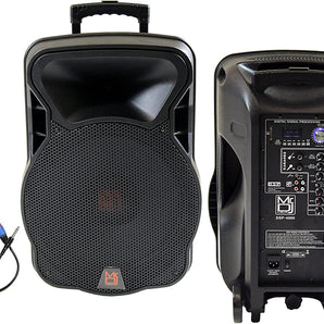 MR DJ DSP4000 PRO Bluetooth DSP FM Radio PA DJ Speaker