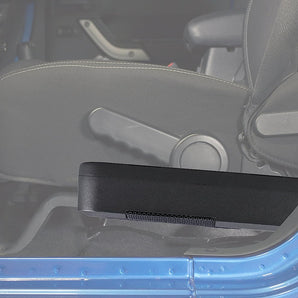 Alpine PWE-S8-WRA powered subwoofer, 8 inch amplified subwoofer for 2011-up Jeep Wrangler, under seat fit.