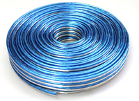 Thumbnail for 4 DC Sound DSWT18B100 18 Gauge Premium Speaker Wire 100ft Clear Blue/White