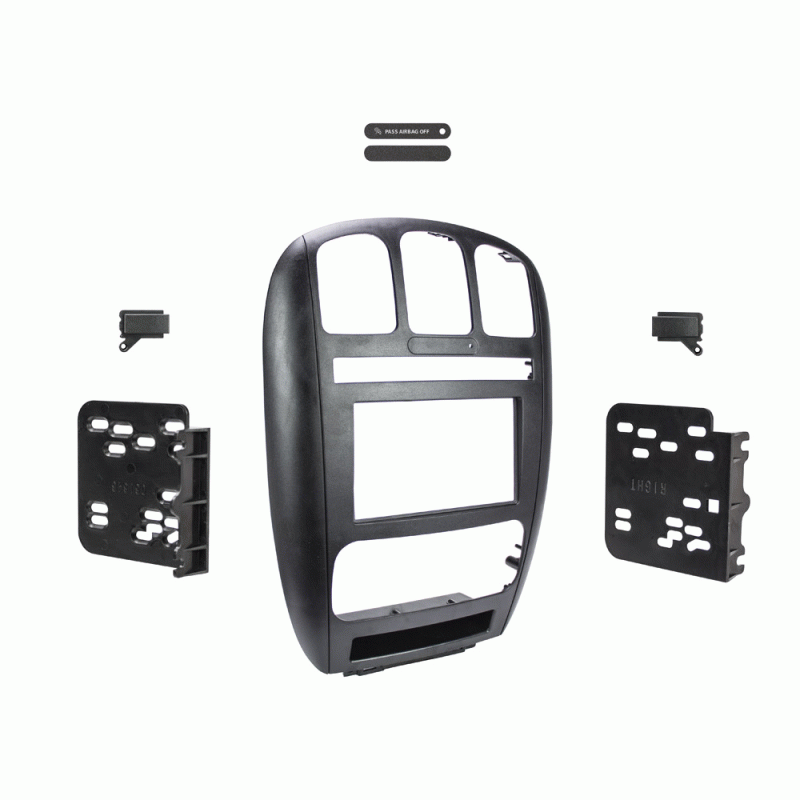01-07 Caravan / Town & Country Car Installation Double Din Dash Kit Bundle
