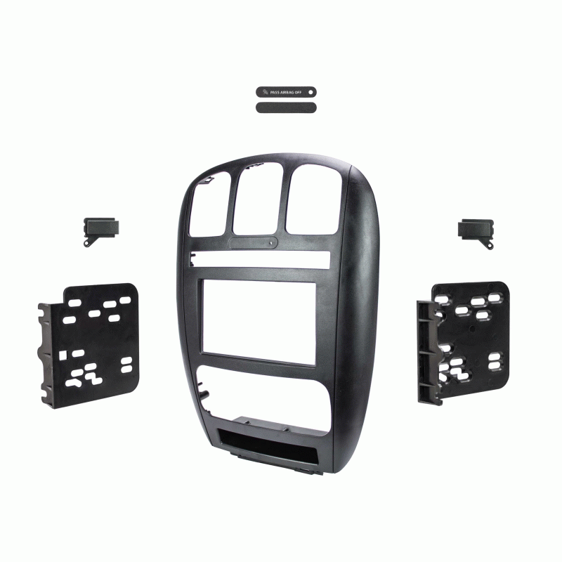 01-07 Caravan / Town & Country Car Installation Double Din Dash Kit Bundle
