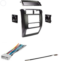 Thumbnail for Metra 95-6541 Double DIN Dash Kit Fit Jeep Wrangler 2003-2006 Harness Antenna