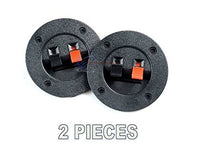 Thumbnail for 2 PACK SPEAKER ROUND BOX SPEAKER TERMINAL CUP SPRING POST SUBWOOFER SPEAKER BOX