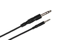 Thumbnail for Hosa CMS-103 Stereo Interconnect Cable, 3.5 mm TRS to 1/4 in TRS - 3 Feet