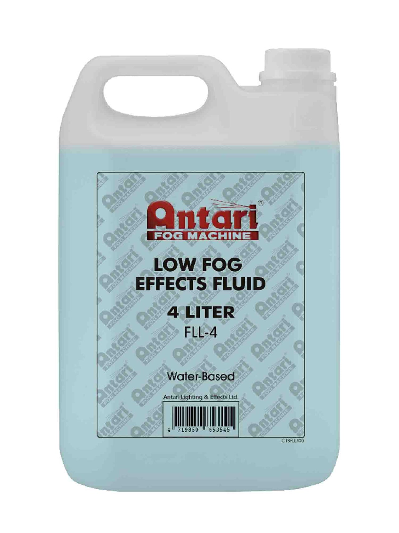 Antari FLL-4 Low Lying Fog Fluid - 4L Bottle