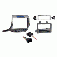 Thumbnail for Metra 99-3010S-LC Silver Double/Single DIN Installation Kit Fit Chevy Camaro 2010-2015