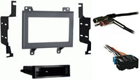 Thumbnail for Metra 99-3045G GM Small Truck 1994-97 DIN and Double DIN Gray Kit Radio Bundle