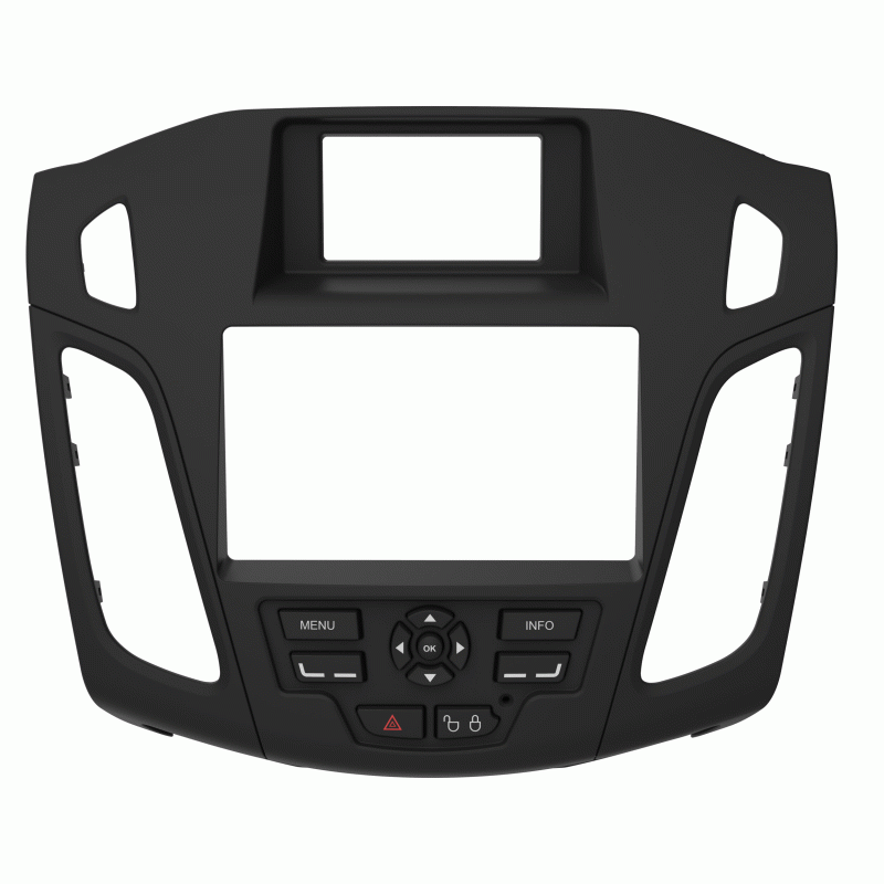 Double/Single DIN Radio Installation Kit for 2012-Up Ford Focus