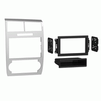 Thumbnail for FIT 05-07 MAGNUM CHARGER SILVER CAR RADIO STEREO DOUBLE DIN INSTALLATION DASH KIT