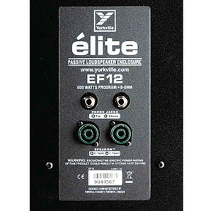 Yorkville Sound EF12, Two-Way 600W Elite Series Passive Speaker - 12 Inch
