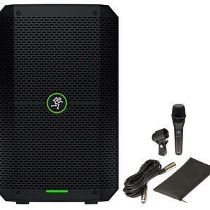 Mackie Thump GO 8" Portable Rechargeable DJ PA Speaker+Bluetooth+EM-89D Mic