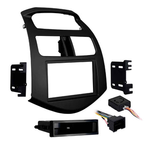 Metra 99-3309B DIN Stereo Installation Dash Kit - Compatible Fits for Chevrolet Spark 2013-2015