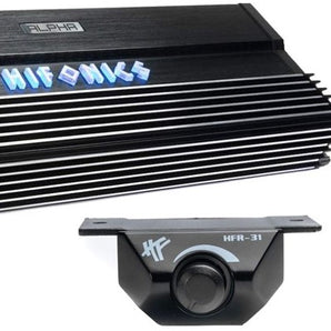 Hifonics A2000.1D 2000W Class-D Monoblock Car Amplifier & 4 Gauge AMP Kit