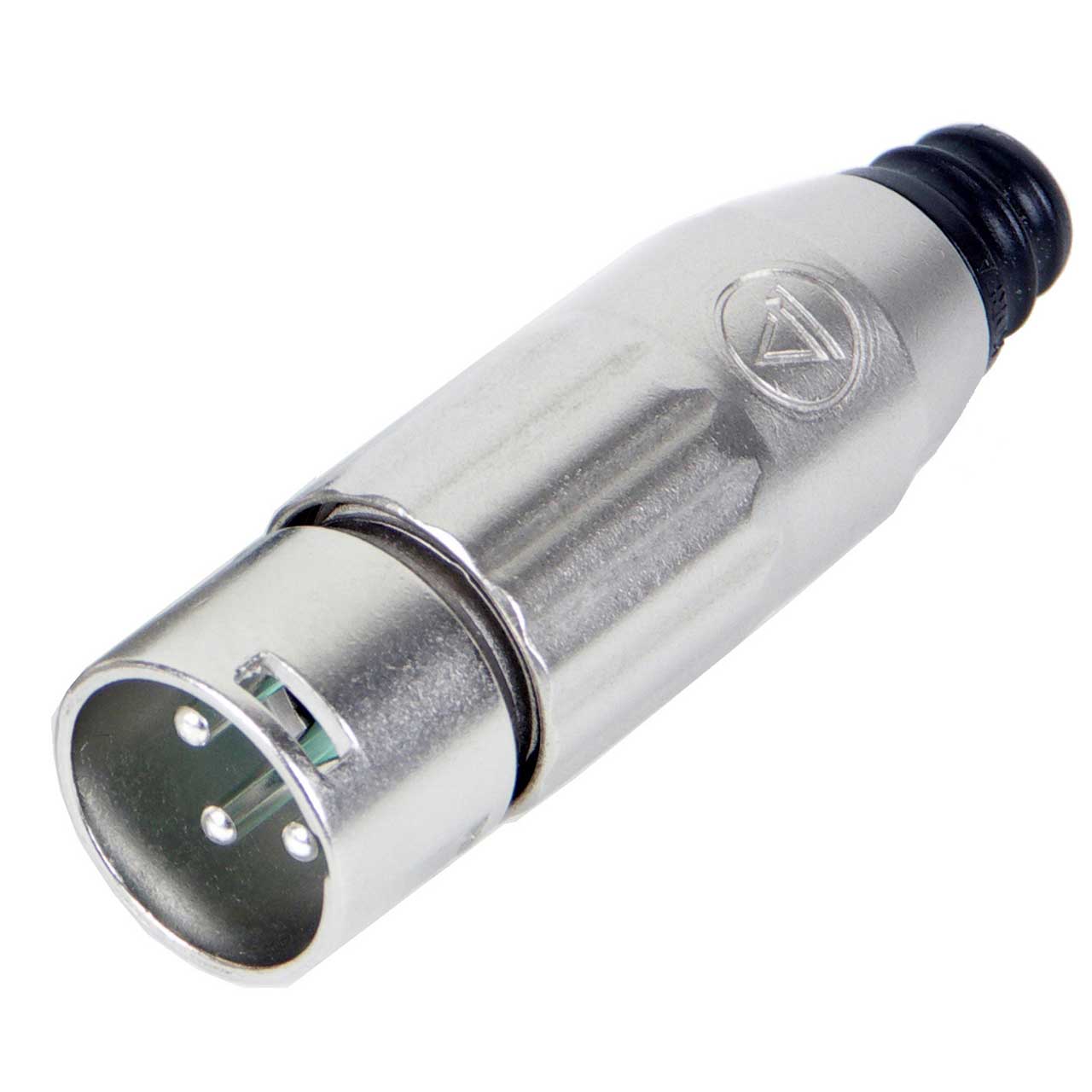 2 Switchcraft AAA3MZ AAA Series 3 Pin XLR Male Cable Mount, Silver Pins / Nickel Metal