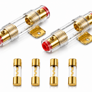 2 American Terminal TAFU80 80 Amp Inline AGU Fuse Holder Fits 4, 8 & 10 Gauge Wire