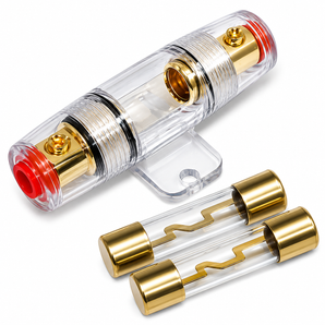 American Terminal 60 Amp Inline AGU Fuse Holder Fits 4 8 10 Gauge Wire