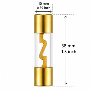 American Terminal 60 Amp Inline AGU Fuse Holder Fits 4 8 10 Gauge Wire