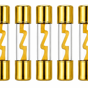 DC Sound DAGU80-10 80 Amp AGU Glass Fuse 10 Pack
