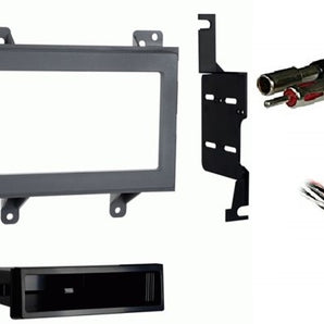 Absolute AK99-3045G Fits Chevy S 10 Pickup 1994-1997 Double DIN Harness Antenna Gray Dash Kit Package