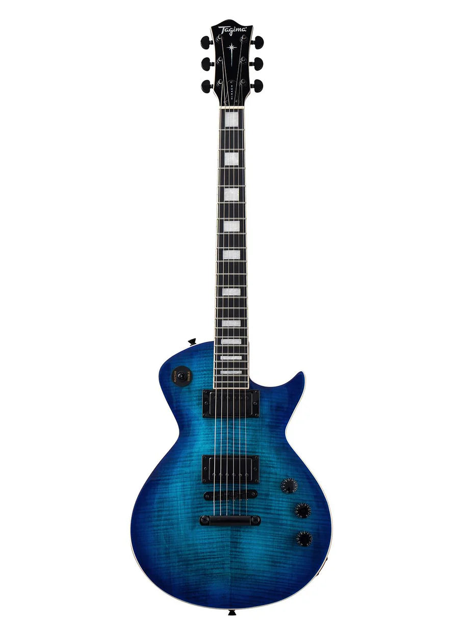 Tagima ALMACH FL -TBL Electric Guitar - Transparent Blue