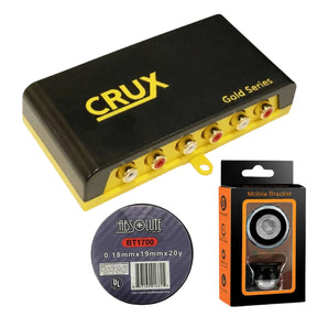 Crux AMP-CH5 OEM Amplifier Replacement Interface for Chrysler, Dodge, Jeep & RAM Vehicles with Uconnect Systems