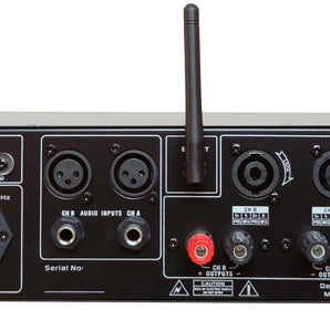 MR DJ AMP2000DSP 2Ch Class AB 2000W PA DJ Power Amplifier Onboard DSP Bluetooth USB