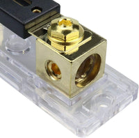Thumbnail for Absolute ANH-3 0/2/4 Gauge AWG in-Line ANL Fuse Holder & Gold Plated 60 Amp Fuse